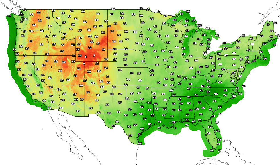 Minimum Relative Humidity