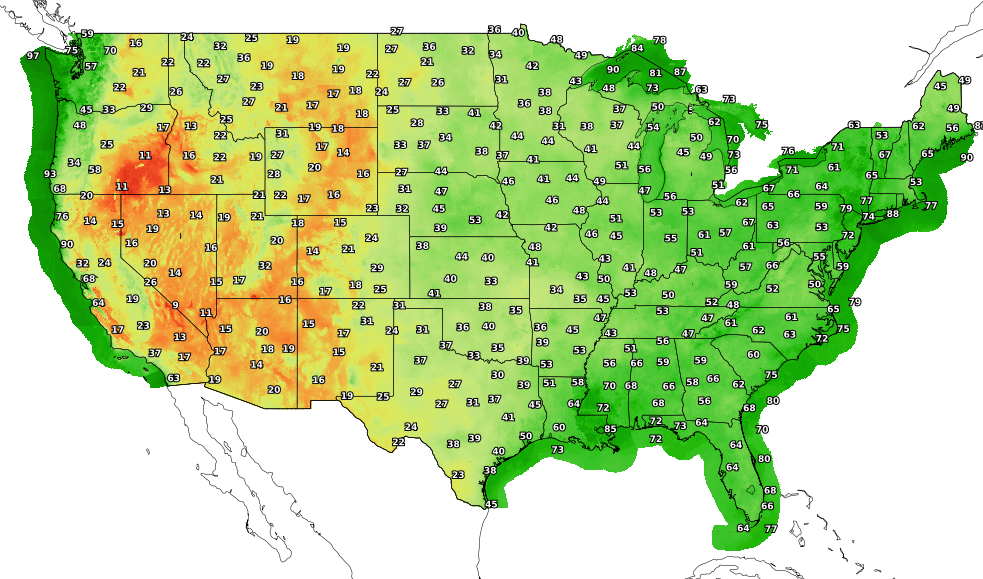 Minimum Relative Humidity
